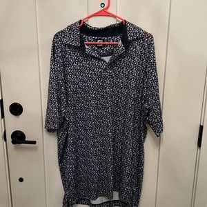 Mens navy Footjoy XL golf polo